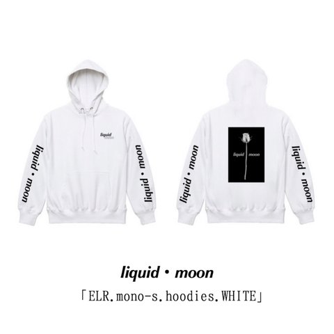 「ELR.mono-s.hoodies.WHITE」