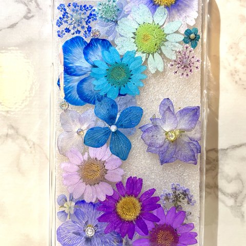 iPhoneケース､iPhoneカバー､押し花ケース､スマホケース､押しフルーツ､押し花､押し花カバー､スマホカバー､押しフルーツケース､押しフルーツカバー､Android ハートレモン､ハンドメイド