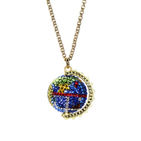 Earth Pendant / L   ~CRYSTALLIZED™ - Swarovski Elements～