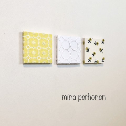 mina perhonen  ミナペルホネン  ファブリックパネル 3点セット