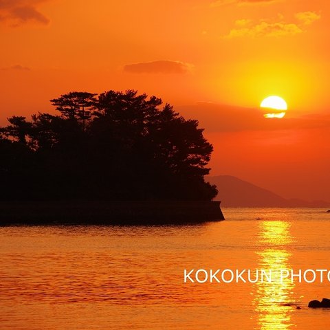 H23 有明海の朝の風景