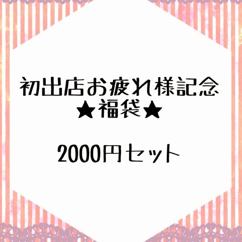 SALE🟥福袋2000円セット(売上の一部を募金)