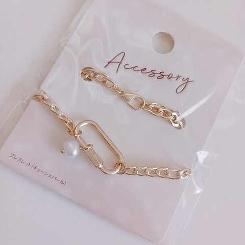 ✨パールブレスレット✨ブレスレット レディース アクセサリー ゴールド 新着 バングル チェーン