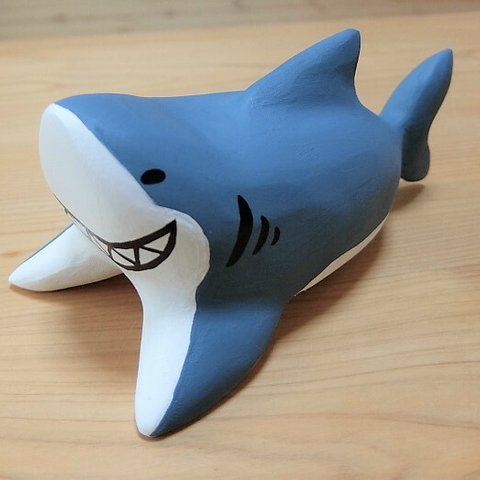 samehada様　オーダー　木彫りのサメ
