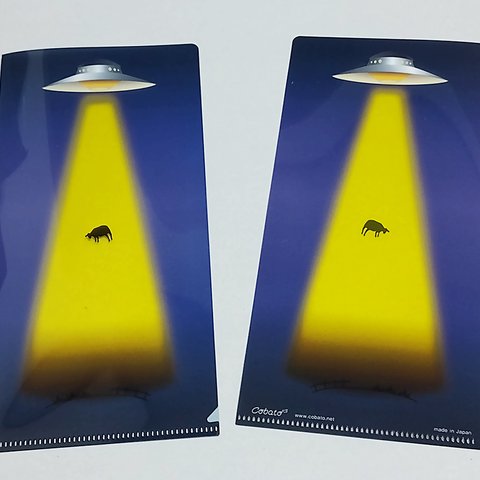 ミニクリアファイル　UFO