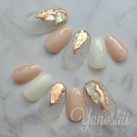 ニュアンスネイルbeige