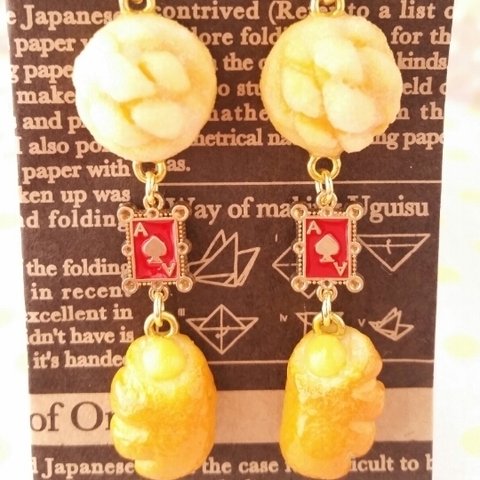 ☆ピアス：メロンパン＆クリームパン☆