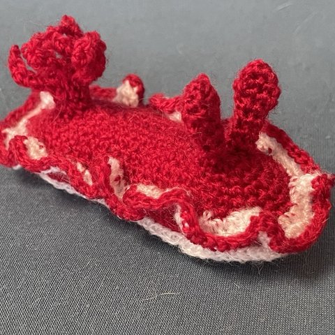 かぎ針編み海洋生物ウミウシかわいい編みぐるみ　Crochet Sea Creatures Nudibranch Amigurumi 