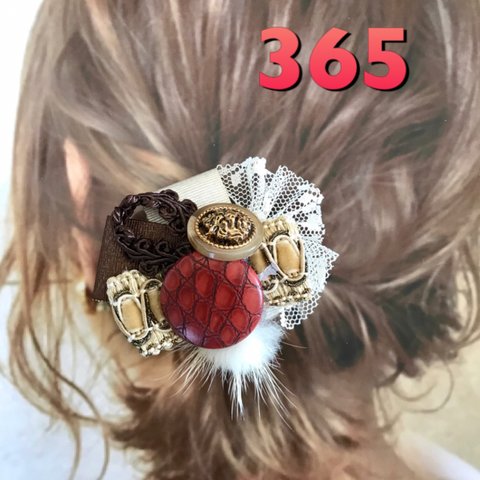 1点のみNo.365 クラシカル エレガントな ポニーフック ヘアクリップ ブローチ ピン ハットピン