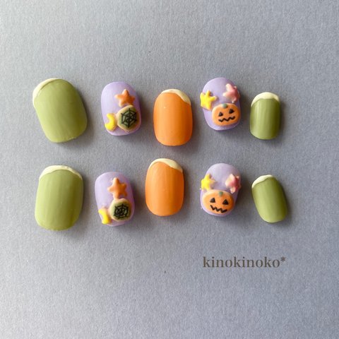 ハロウィン アイシングクッキーnail