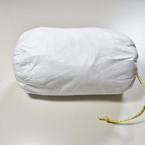 スタッフバッグ 2Lサイズ タイベック アウトドア シンプル 軽量 白 バッグ 巾着 マチ