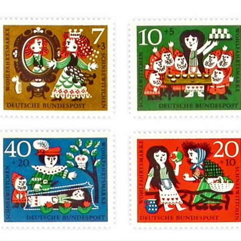 ドイツ童話切手（白雪姫）Germany　DA-STE056 