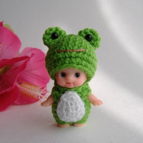 カエルキューピー♡　着ぐるみ　編みぐるみ　  frog