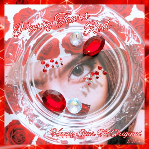 ❤感謝品★Party Tears Red★party下まつげ ティアーズ レッド配送無料●即購入不可