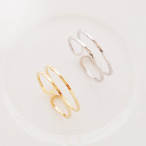 Double line Ring Free size