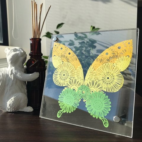 切り絵キット「夏模様の蝶」