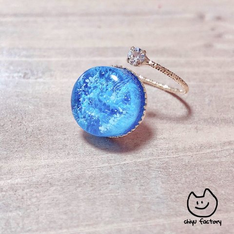 【0037】ring -Royal blue-【art】