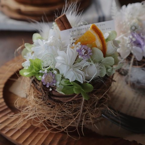  夏のflower cake   〜 orange〜