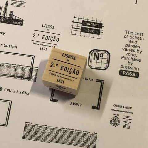 LISBOA 2.a EDIÇÅO ナチュラルver. - LISBOA 2.a EDIÇÅO Natural ver. - [ラバースタンプ]