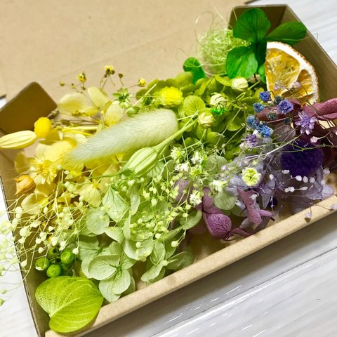 欲しい3色＊ハーバリウム 花材ドライフラワー  花材セット