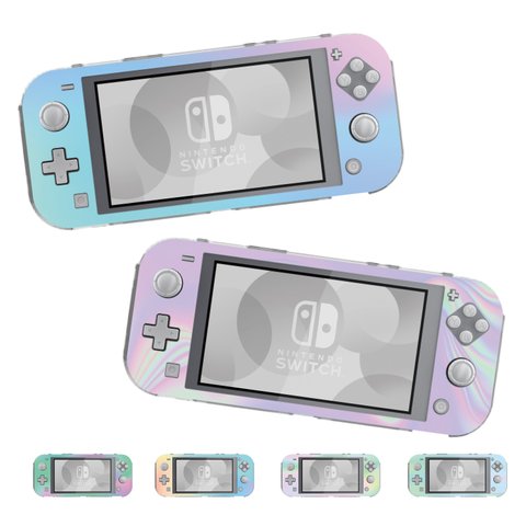 Nintendo Switch Lite ケース カバー スウィッチライト スイッチライト かわいい おしゃれ 大人 子供 キッズ おもちゃ ゲーム グラデーション シンプル カラフル カラー 