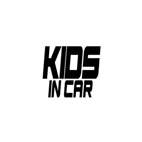 Kids in car シンプル キッズインカー ベビーインカー　Baby in car 赤ちゃん 子供 ステッカー 転写シート