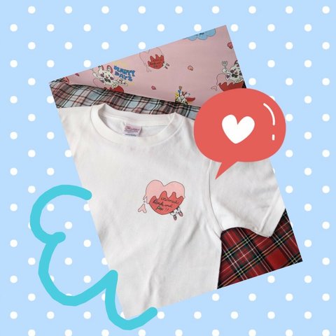 ロック＆ポップ★♥らびちゃん　ワンポイントTシャツ