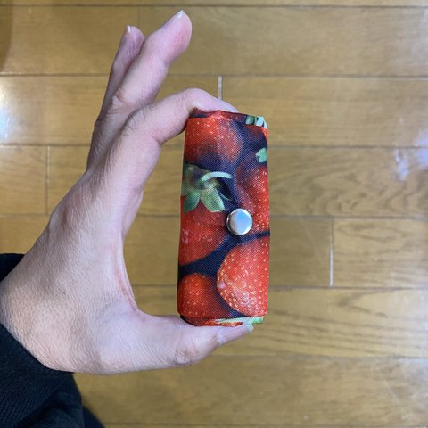 コンビニ用エコバッグ(いちご🍓柄)