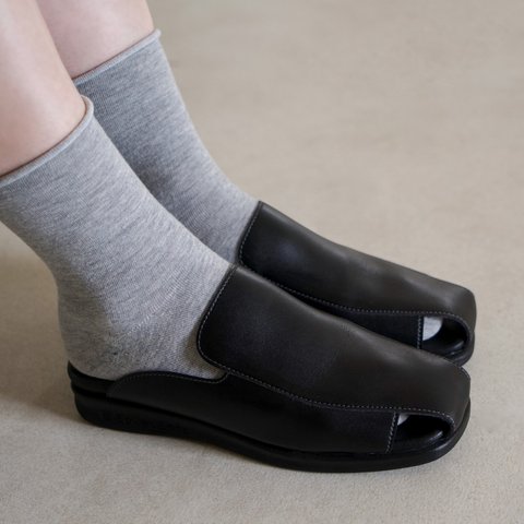 スマートスクエアサボ (OASIS) 靴 日本製 国産素材 【5～14日以内発送】