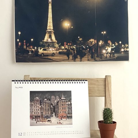 パリポスター Paris_Scene_Film_Eiffel tower in the night 