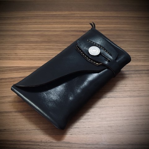 Sephirot  middle  wallet セフィロト BLACK ミドルウォレット　ベンズタイプ　BLACK