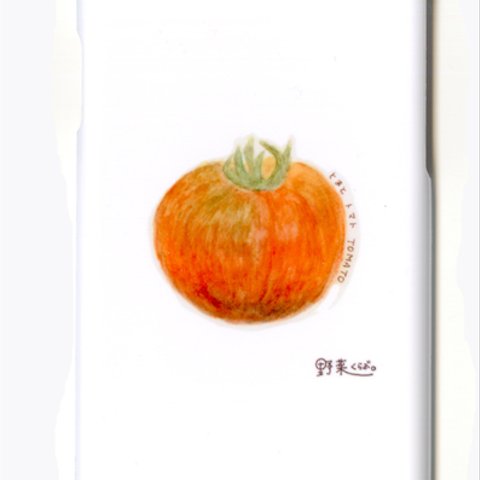 iphoneケース　野菜くらぶ。 まんま るトマト　iphone6 iphone7 iphone8　スマホケース 