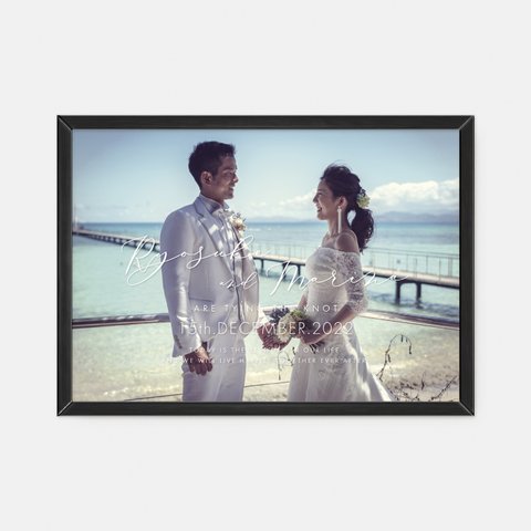 Photoウェルカムボード　TYPE C | 結婚式・ウェディングペーパーアイテム