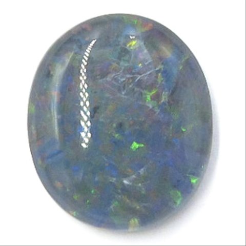 [ti-st-586]  素材  トリプレットオパール(Triplet opal)  商品名  オーバルカボション  サイズ  約 12x14x4mm