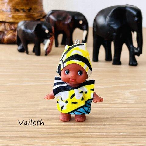 【タンザニアの子ども支援】キューピッドストラップ　Vaileth