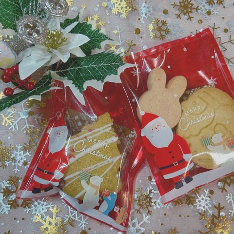 クリスマスクッキーバラ売り【単品購入⇨ネコポス（送料184円）】