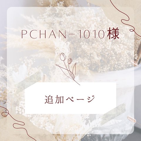 pchan-1010様専用ページ