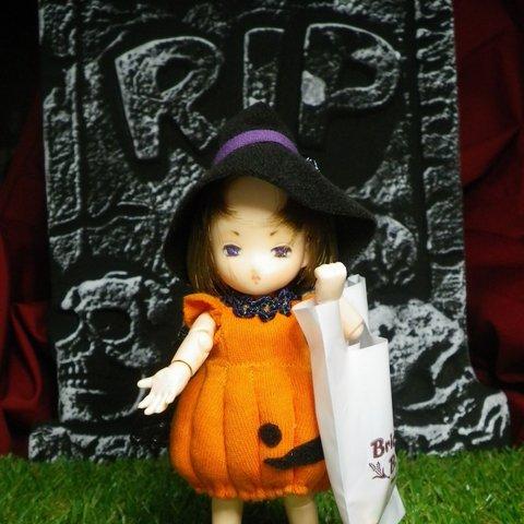 ハロウィンかぼちゃワンピースセット