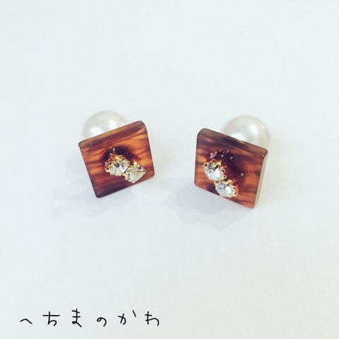 sensible square／マグネットピアス