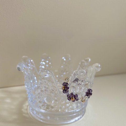 ハンドメイド　ビーズアクセサリー　リング