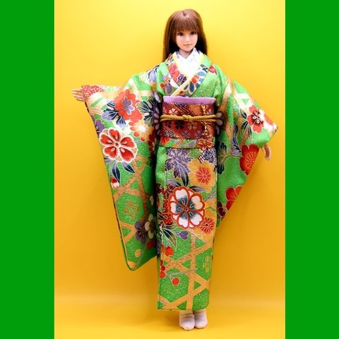 Japanese traditional kimono, FURISODE for TBleague