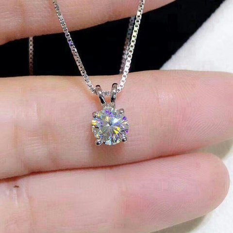 一粒 ダイヤモンド PT950 D1.00ct ネックレス プラチナ