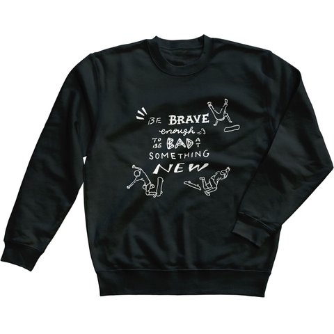 Be BRAVE スウェット 黒