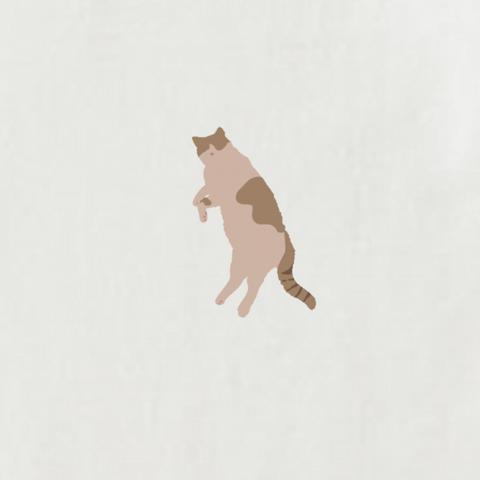 猫シルエットTシャツ_001B