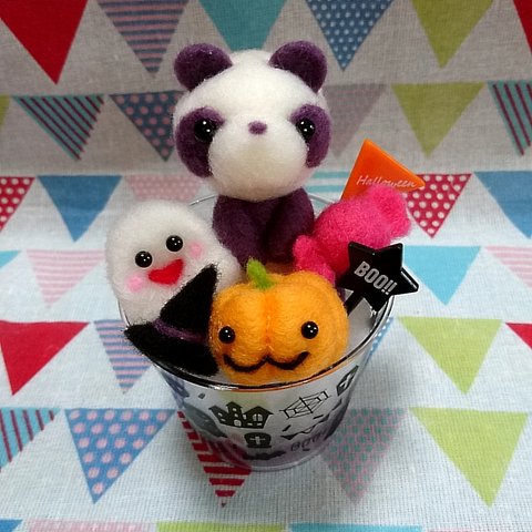 紫パンダちゃん♡Happy♡Halloween♡カップ