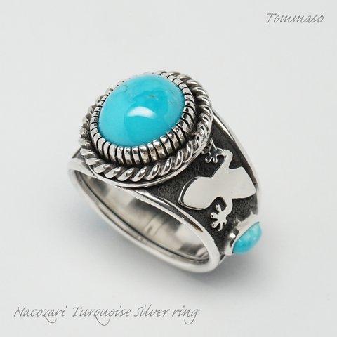 ナコザリターコイズ シルバーリング Nacozari turquoise