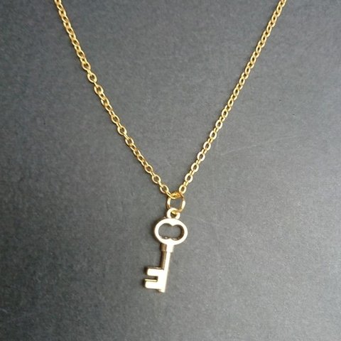 【Cute】Necklace⑨【key♡Simple】