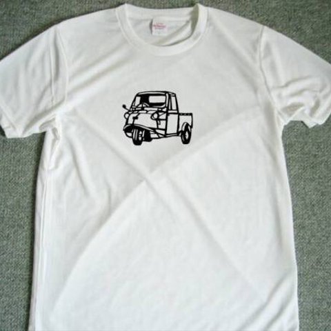 ミゼット ドライTシャツ 切り絵 昭和 車