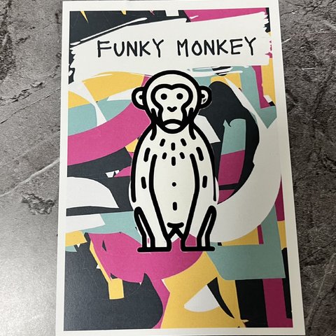 【ポストカード】funky monkeyポップはがき