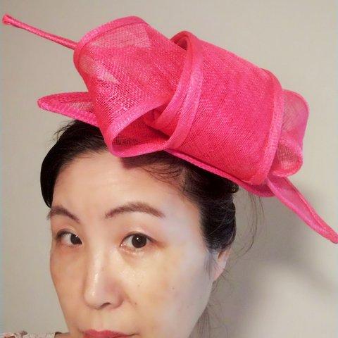 ヘアアクセサリー_マジェンタピンク